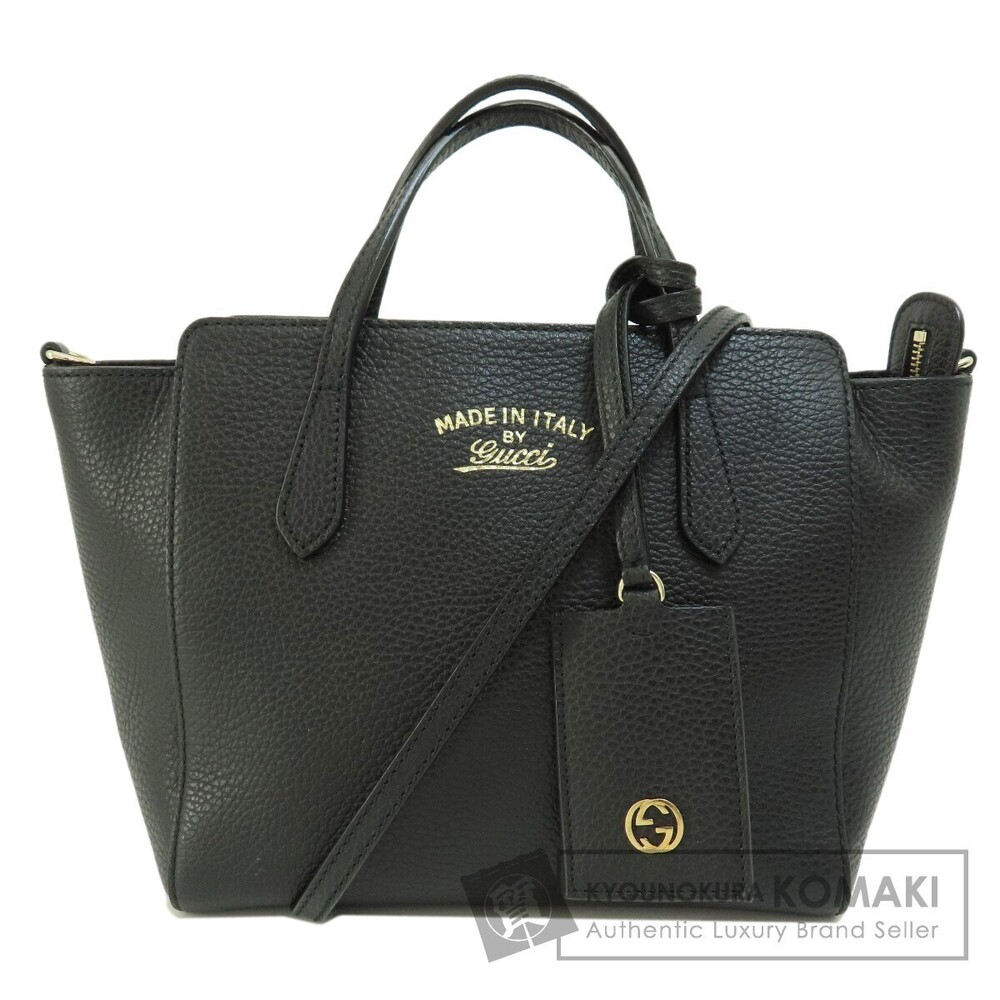 Gucci Swing Handbag Leather